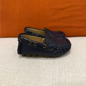 Janie and Jack Navy Toddler Loafers/Shoes